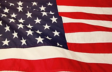 美國, 飄揚中的美國旗,國旗